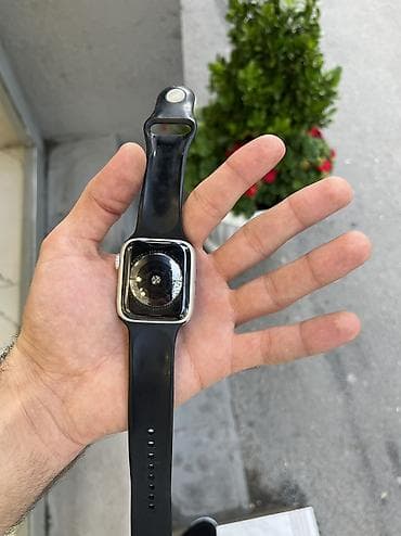 iphone whatch: Yeni, Smart saat, Apple, Аnti-lost, rəng - Boz — 6