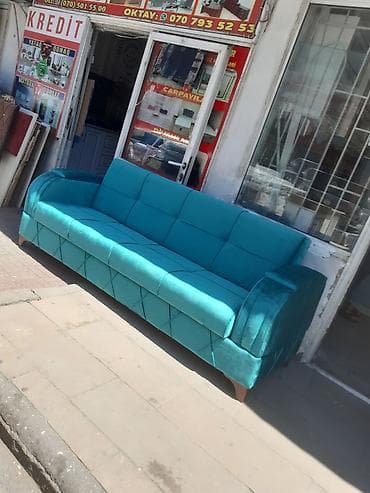 Divanlar: Divan fabrik istehsalidir En 220 sm Ici 180 sm Acilir alti sandiq — 3