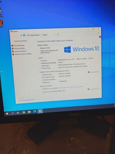 Masaüstü kompüterlər və iş stansiyaları: HP 500B MT sistem bloku DDR3 Ram 2gb HDD 300Gb İntel Pentium prosessor — 1