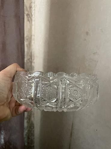 xrustal vaz: Çılçıraq, 6 lampa, Xrustal — 10