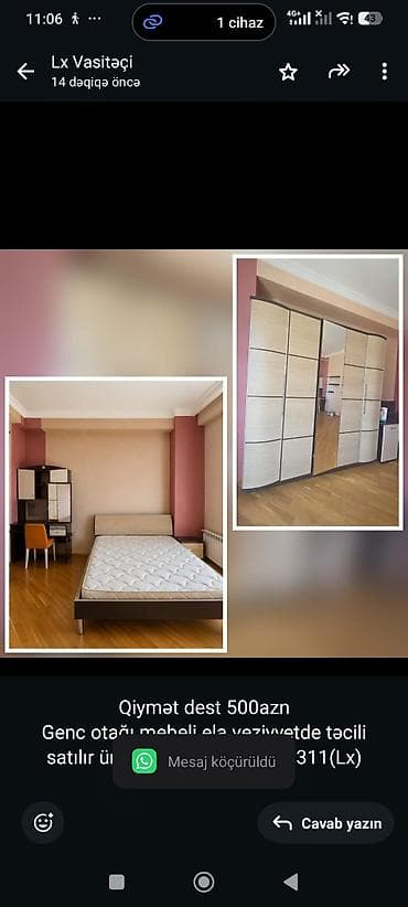 Qiymət dest 500azn Genc otağı mebeli ela veziyyetde təcili satılır lalafo.az -da Qiymət dest 500azn Genc otağı mebeli ela veziyyetde təcili satılır