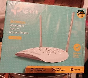 Modemlər və şəbəkə avadanlıqları: TP-Link TD-W8961N – 300 Mbps Wireless N ADSL2+ modem-router — 1