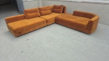 Yataq otağı dəstləri: Künc divan, Yeni, Açılmayan, Vеlur parça — 3