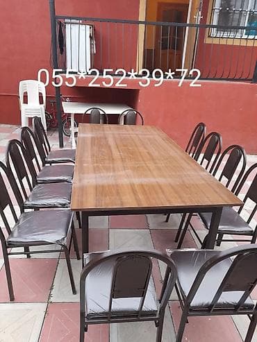 Restoran mebeli: Stul stola resdran çayı evləri̇n qafe baxi çöl stol stul sexdən topdan — 8