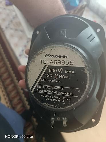 avto siqnalizasiya: Pioneer TS-A6995S avtomobil akustikası – 6x9" (16x24 sm) koaksial — 2