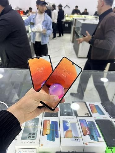 htc telefonu: Samsung Galaxy A32, 128 GB, rəng - Bənövşəyi, Barmaq izi — 3