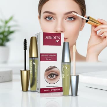 DERMOTEN Qaş və Kirpik Serumu Seti Məhsul: Qaş və kirpik üçün iki