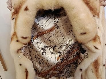 Üst geyimi: Qadın kürkü – qısa model - Rəng: krem-açıq bej tonlarında, qəhvəyi — 3