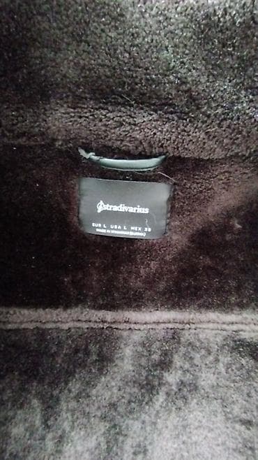 tebii deri: Dəri kurtka, Stradivarius, L — 4