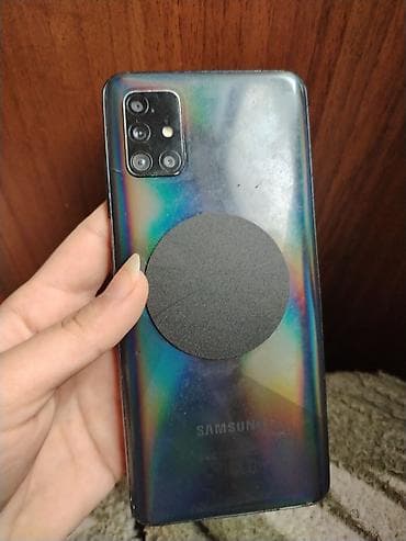 Samsung Galaxy A51, 128 ГБ, цвет - Черный, Отпечаток пальца — 2