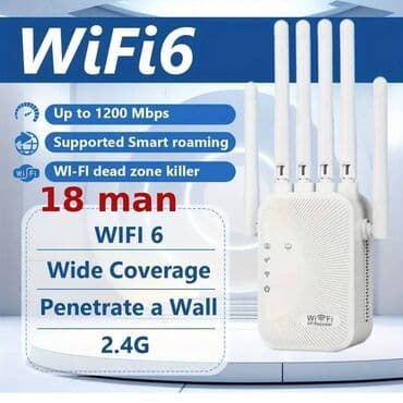 Wifi siqnal gücləndirici 2.4GHz tezlikdə işləyir.İndiki GPON