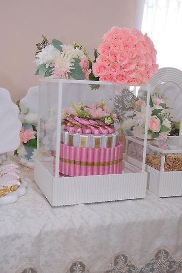 Xonça üçün dekorativ vitrin və aksesuar dəsti - Məhsul: Şirniyyat və — 6