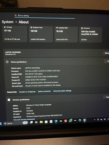Планшеты: Huawei noutbuk Ustada olmayıb3ay istifadə olunub .Lisenziyalı — 5