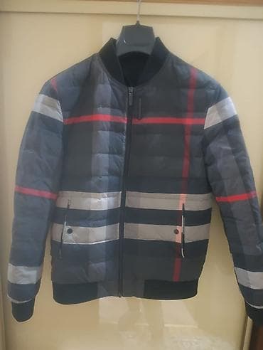 kurtalar: Kişi üst geyimləri dəsti 1) Boz-ağ beysbol tipli svitşot/jaket - Ön — 2