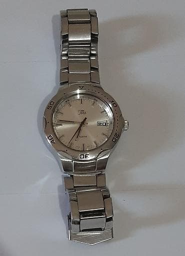 saati: İşlənmiş, Qol saatı, rəng - Gümüşü — 1