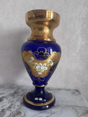 Другой декор и предметы интерьера: Одна ваза, Богемское стекло — 1