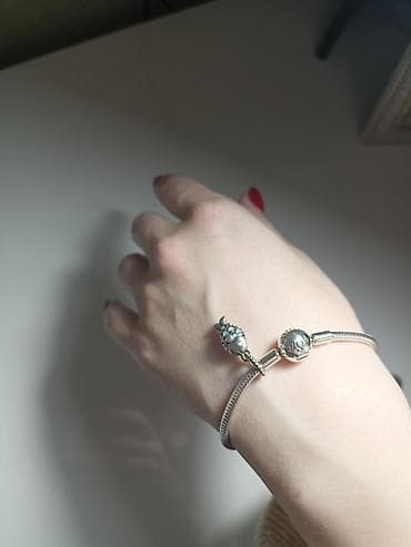 пандора баку каталог: Gümüş rəngli fərqli dizaynda 3 ədəd Pandora charm (3 ədədinin qiyməti — 3