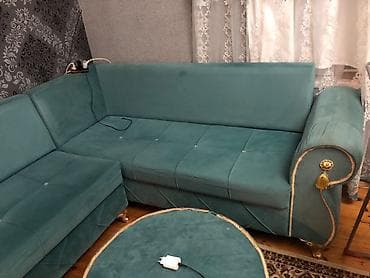 pufik divan: - Model: Künc divan dəsti və puf - Tərkib: L formalı künc divan (iki — 1