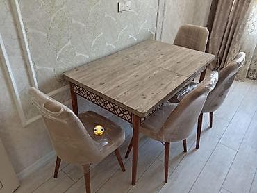 Мебель на заказ: - Kompüter/iş masası: ölçü E120 sm × H170 sm × D50 sm. Geniş iş səthi — 4