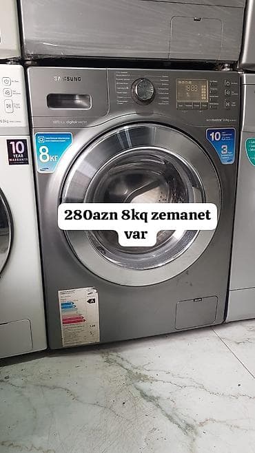 Samsung paltaryuyan maşın – EcoBubble, VRT Plus Digital Inverter -