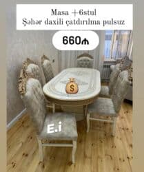 stul stollar: Yeni, 6 stul — 1