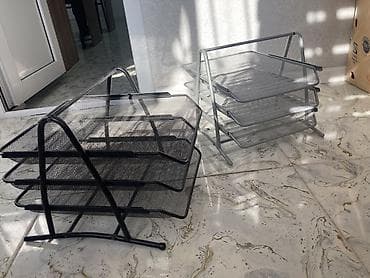 kağız alışı: Metal şəbəkəli sənəd təşkilatçıları – 3 mərtəbəli Məhsul təsviri: - — 1