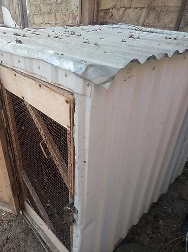 mal satisi: Taxta və metal profildən hazırlanmış quş/balaca heyvan qəfəsi (xüsusi — 2