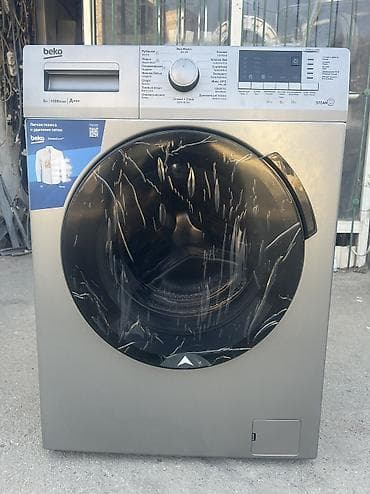 elekt: Paltaryuyan maşın Beko, 6 kq, Yeni, Avtomat, Qurutmasız, Kredit yoxdur, Ünvandan götürmə, Ödənişli çatdırılma — 4