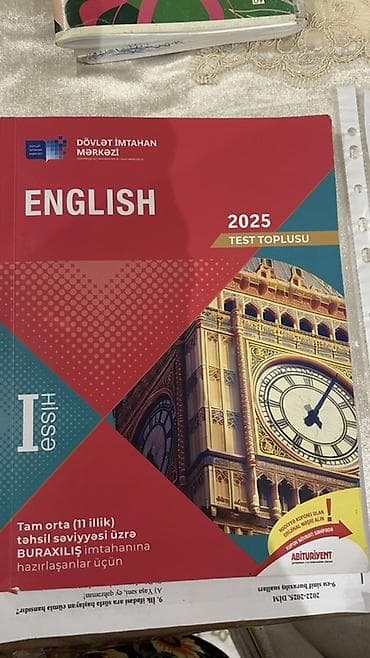 kitab rəf: İngilis dili Testlər 11-ci sinif, DİM, 1-ci hissə — 1