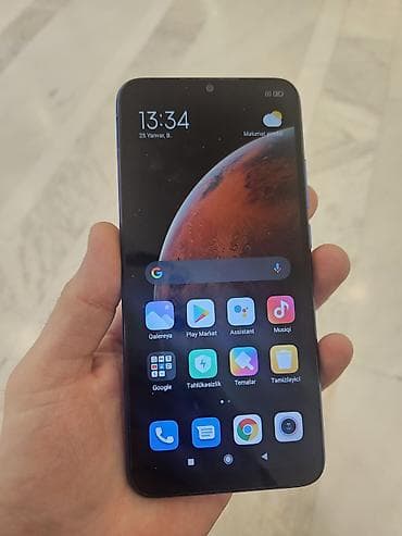 telfonlar ucuz: Redmi 9C, 64 GB, rəng - Mavi, Barmaq izi — 2