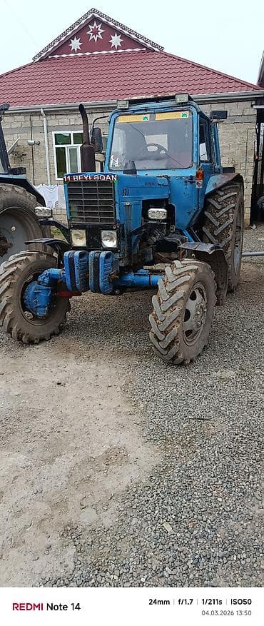 Belarus MTZ-82.1 təkərli traktor - 4x4 (ön dartı) aqreqatlı - — 6