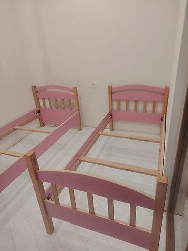 taxti: Oğlan və qız üçün, İşlənmiş, Çarpayı, Bazasız, Matrassız, Siyirməsiz — 2