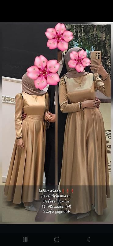 2ci əl geyimlər: Ağ rəngli, zərif üslubda hicablı gəlin/nikah geyim — 5