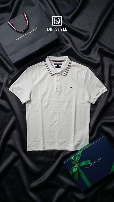 pol palto: Tommy Hilfiger kişi polo köynəkləri - Klassik 3 düyməli polo yaxa - — 2