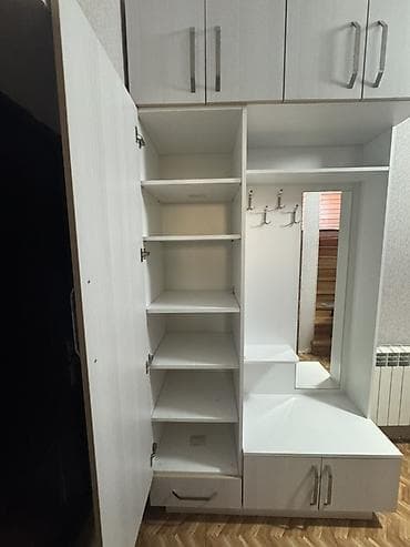 4 qapılı, Güzgülü, Boz, Açılan, Düz dolab — 5