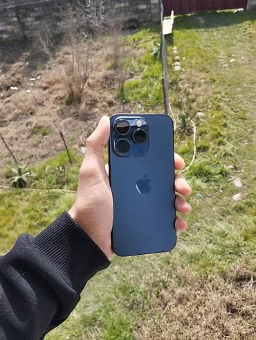 iphone se kreditle: IPhone 15 Pro, 128 GB, Blue Titanium, Face ID — 1