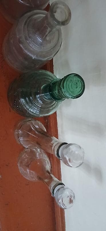 plastik su ceni: Rəng - Yaşıl, Şüşə — 6