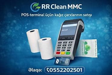 POS-terminallar üçün termal kağız çarxları - RR Clean MMC istehlakı