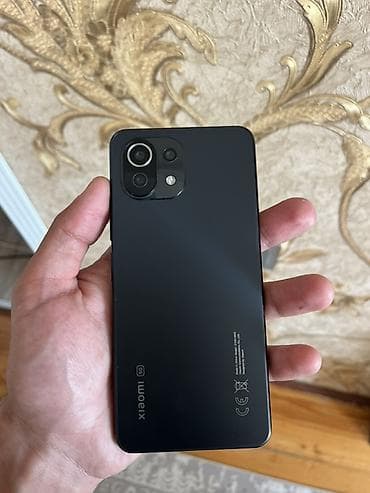 Xiaomi 11 Lite, 128 GB, rəng - Qara, 
 Barmaq izi, İki sim kartlı, Face ID