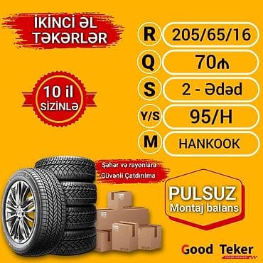 passat disk: ✅ 205/65/16 Bir cüt yaxşı vəziyyətdə iki ədədin qiyməti 70Azn 🚗 Köhnə — 5