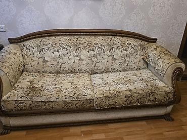 Klassik üslubda 3 nəfərlik divan - Dizayn: Taxta çərçivəli, oyma lalafo.az -da Klassik üslubda 3 nəfərlik divan - Dizayn: Taxta çərçivəli, oyma