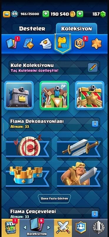 Clash Royale hesabı – yüksək səviyyəli, zəngin kolleksiya - Kral — 10