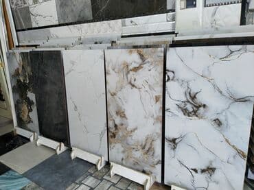 doşəmə silən: Mərmər naxışlı keramik plitələr müxtəlif rənglərə və dizaynlara — 1