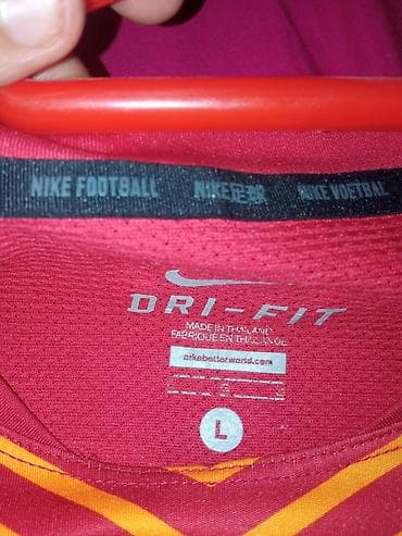 baş geyimi: Futbolka, Nike, L, rəng - Qırmızı — 4