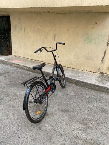 велосипед двухподвес: START qatlanan velosiped. Bu velosiped qara rəngdə olub, qırmızı və — 2