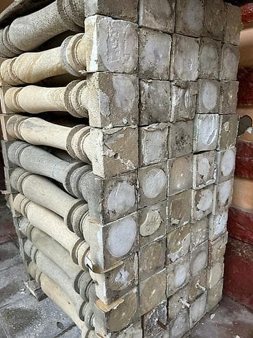 Новое на lalafo: Təbii daşdan hazırlanmış balyustr sütunları (balyastrlər) - Material — 2