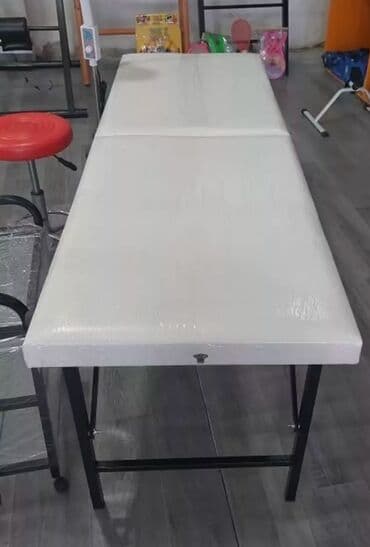 Новый, Масажная кушетка, Складной, цвет - Белый at lalafo.az Новый, Масажная кушетка, Складной, цвет - Белый