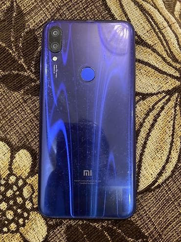 mi box s: Xiaomi Mi Play, rəng - Mavi, 
 Barmaq izi — 2