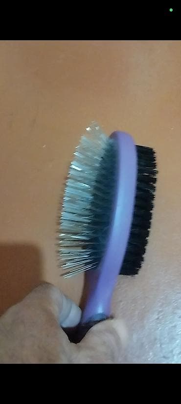 Akvariumlar: İkiüzlü daraq/çəngəl fırça - Material: bir üzdə paslanmayan metal — 1