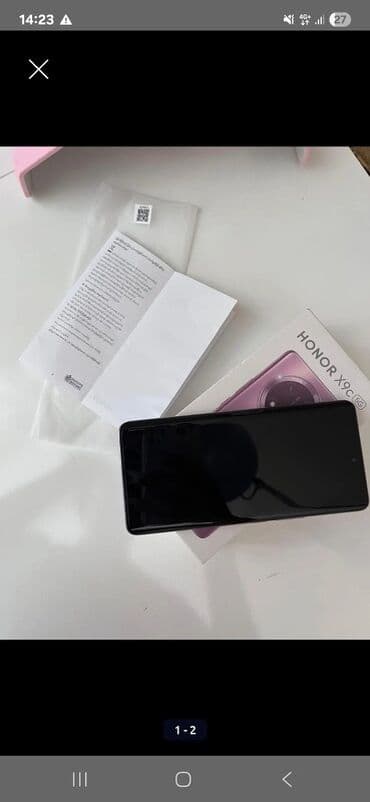 iphone 16 yığılma: Honor X9c, rəng - Bənövşəyi, Sənədlərlə — 1